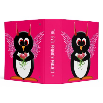 Evil Penguin™ Back to School Binders! 2" size by audrart