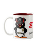 Evil Penguin Police STOP! Coffee Mugs