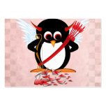 Evil Penguin Valentine cards Business Card Templates