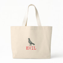 Evil Pigeon Tote Bag
