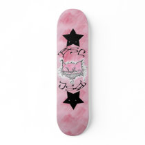 Evil Pink Cat Skate Board Decks