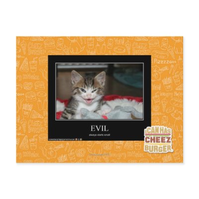 Evil Post Card by icanhascheezburger