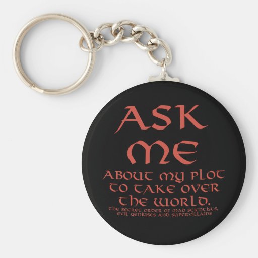 Evil Pot Joke Keychains