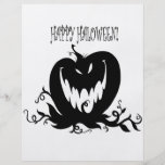 evil pumpkin custom flyer