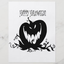 evil pumpkin custom flyer