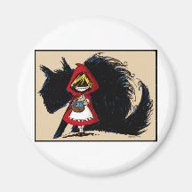 Evil Red Riding Hood Magnet