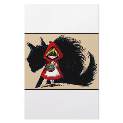 Evil Red Riding Hood Customized Stationery by Evilrabbit