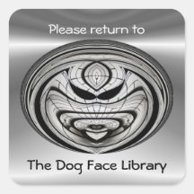 Evil Skylight Bookplate ~ sticker