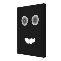 Evil Smile Wrapped Canvas Canvas Prints