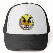 Evil Smiley Cap Mesh Hat