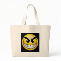 Evil smiley face bag