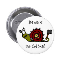 Evil Snail Pins
