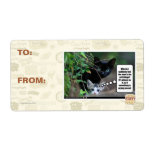 evil things personalized shipping label