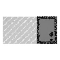 Evil Topiary Coordinates Personalized Photo Card