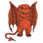evil winged devil cut outs