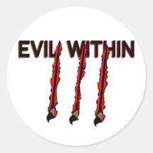 Evil Within Claw Marks Sticker