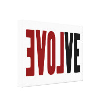 Évoluez avec AMOUR Toile Tendue Sur Châssis