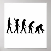 Evolution backwards posters