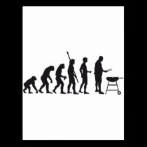 évolution barbecue cartes postales