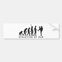 evolution baseball auto aufkleber
