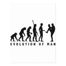 evolution baseball postkarten