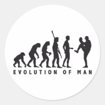 evolution baseball runder sticker