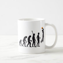 evolution basketball kaffee tassen