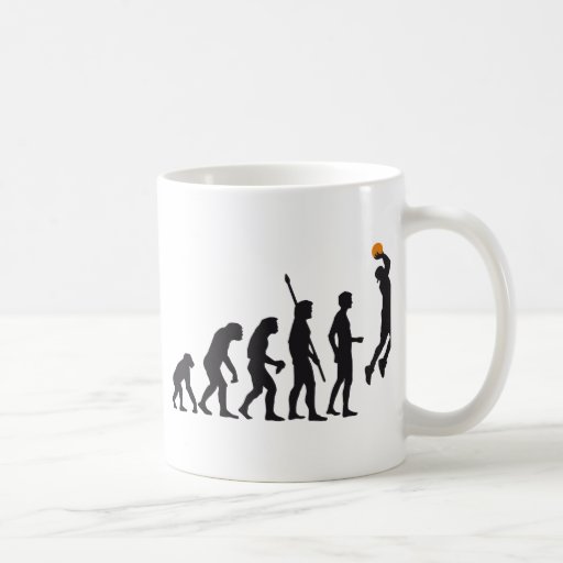 evolution basketball kaffee tassen