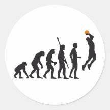 evolution basketball sticker