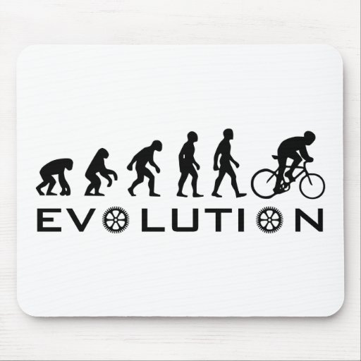 Evolution Bike Mouse Pads