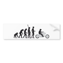 evolution biker auto aufkleber