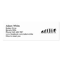 Evolution Bodybuilding muscles Business Cards