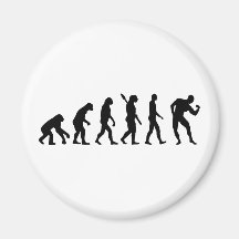 Evolution Bodybuilding muscles Fridge Magnets