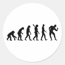 Evolution Bodybuilding muscles Stickers