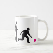 evolution bowling kaffee tassen