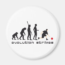 evolution bowling kühlschrankmagnet