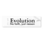 Evolution bumper sticker bumper stickers