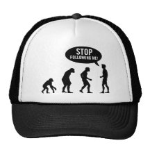 évolution - cessez de me suivre ! casquette de camionneur
