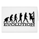 Evolution - Climbing Greeting Card