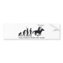 evolution cowboy auto sticker