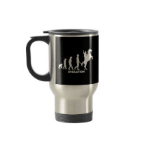 evolution cowboy coffee mug