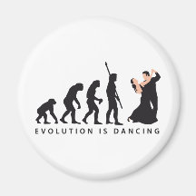 evolution dancing couple magnete