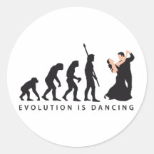 evolution dancing couple stickers