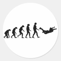 Évolution de parachutisme autocollants