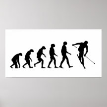 Évolution de ski posters