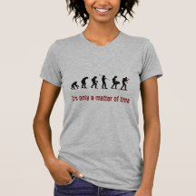 Évolution de zombi - femmes t-shirt