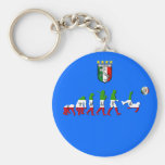 Évolution des cadeaux italiens de l'Italie Calcio  Porte-clés