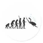 evolution diving aufkleber