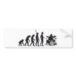 evolution drummer bumper stickers