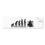 evolution drummer bumper stickers